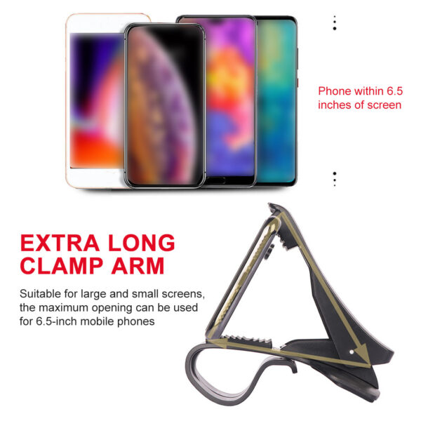 Car Phone Holder Universal Car Stand 360 Degree GPS Dashboard Gravity Phone Holder - Image 4