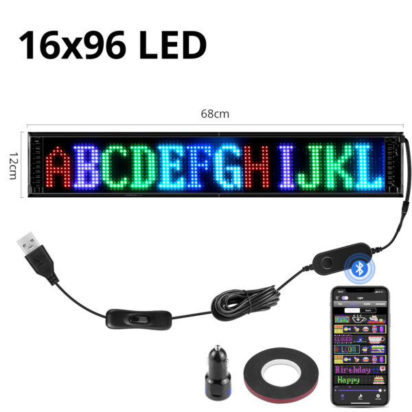 USB Programmable LED Pixel Matrix Soft Screen - Image 8