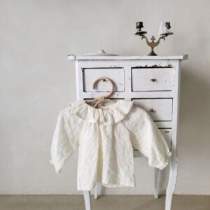 Baby Girl Sweet Lotus Leaf Lapel Princess All-matching Cut Flower Polka Dot Bottoming Shirt