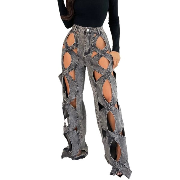 Casual Love Twist Jeans For Women - Image 5