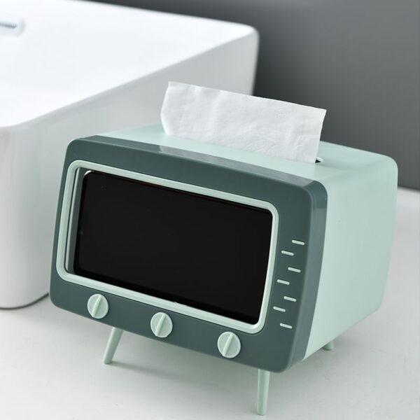 TV Tissue Box Home Living Room Creative Paper Box - Image 5