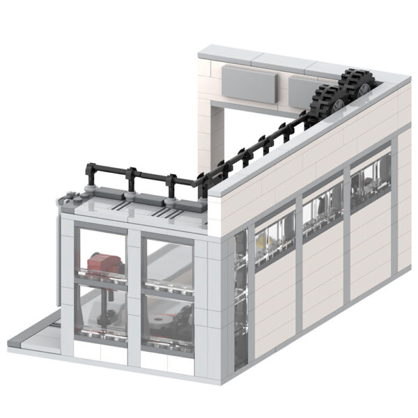 Car Repair Shop Building Block Toys - Image 6