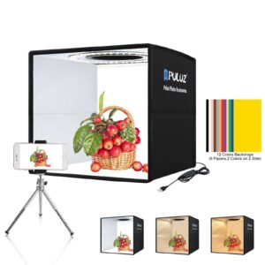 25CM Bright Three-color Temperature Studio Dimmable Simple Photography Light Box