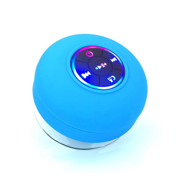Big Suction Cup Waterproof Bluetooth Speaker LED Light Emitting - Image 8