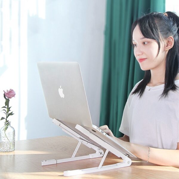 Laptop Stand Computer Cooling Rack Increase Shelf Desktop Folding Portable Lifting - Image 5