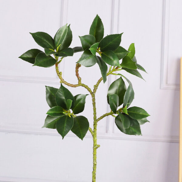Single Ivy Tree Bark Artificial Camellia Home Interior Decoration Simulated Leaves Props Photography - Image 6