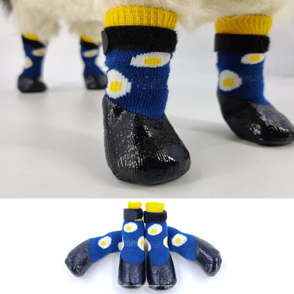 Dog Socks Soft Soled Shoes Scratch Proof And Waterproof Footwear - Image 3