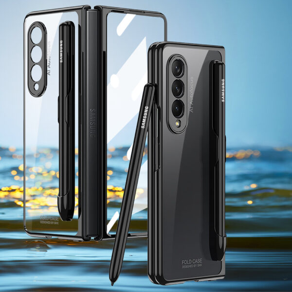 Mobile Phone Case Folding All-inclusive Electroplating Transparent Anti-drop - Image 6