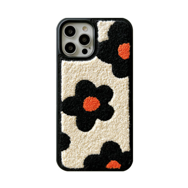 Plush Flowers Are Suitable For Ladies Autumn And Winter Mobile Phone Cases - Image 9