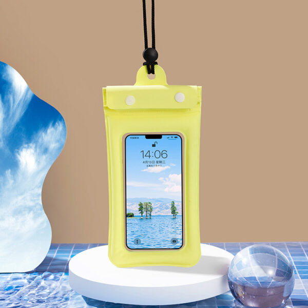 Inflatable Floating Touch Screen Mobile Phone Waterproof Bag Three Layers - Image 7