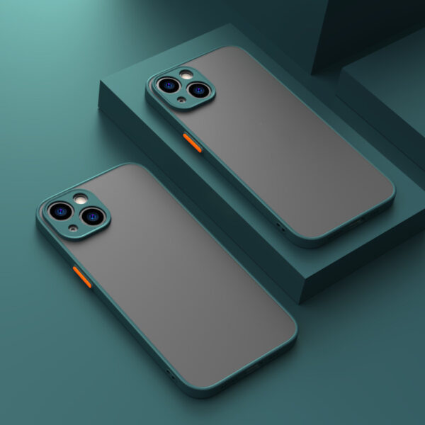 Fine Hole Skin-sensing Phone Case Full Lens Anti-fall Frosted Hard Protective Cover - Image 4