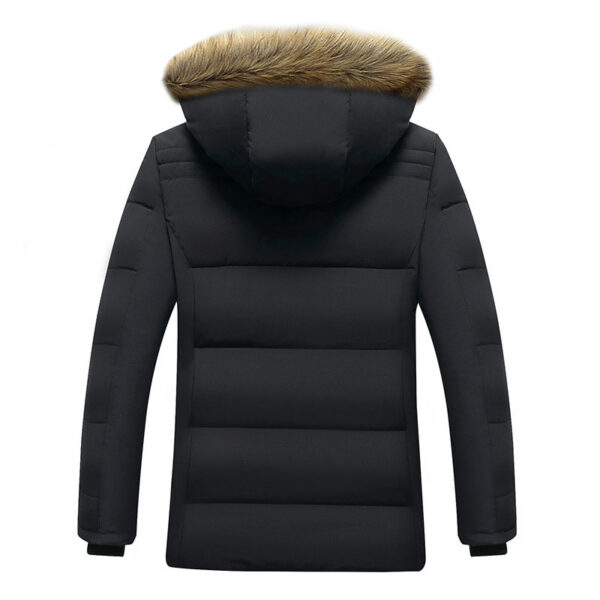Men's Cotton-padded Jacket Plus Velvet Thick Cotton-padded Jacket Autumn And Winter - Image 3