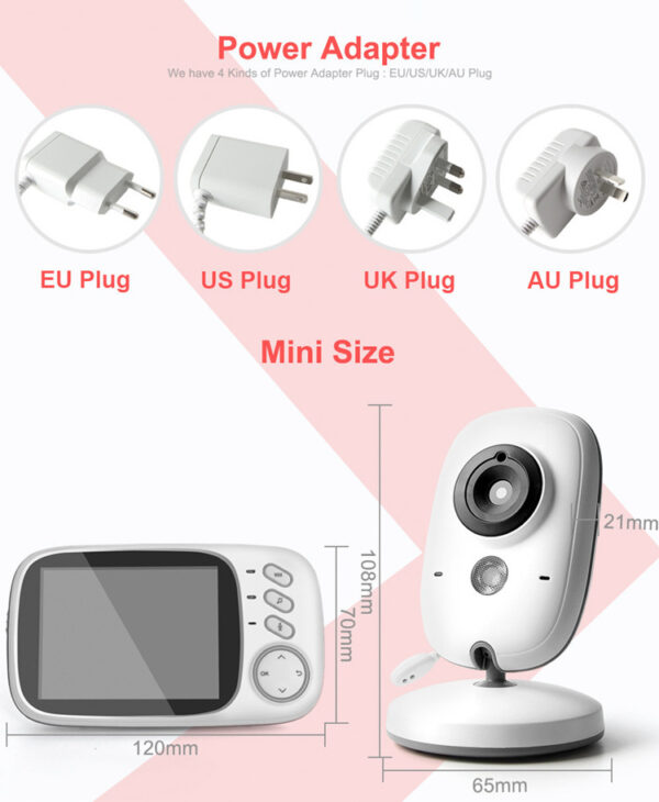 Wireless Baby Monitor Household Baby Safety - Image 3