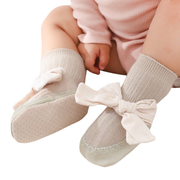 New Baby Floor Footwear Soft Bottom Cute Princess Baby Toddler Lace Footwear - Image 3
