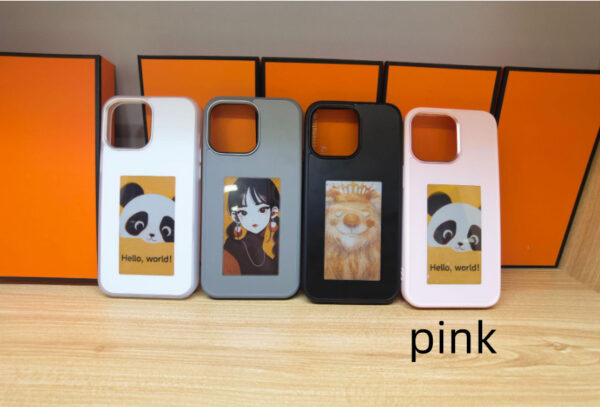 Four-color E-ink Screen Projection Screen DIY Phone Case - Image 2