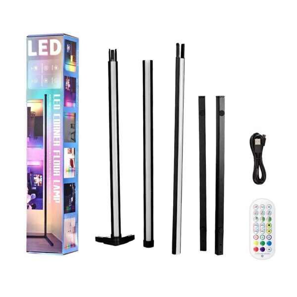 LED Magic Color Floor Ambience Light RGB Bluetooth TV E-sports Room Corner Lamp Voice-controlled Sound Pickup Light - Image 6