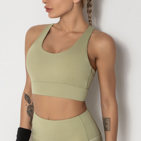 Shockproof Running Outer Wear Sports Solid Color Fitness Yoga Clothes Women - Image 3