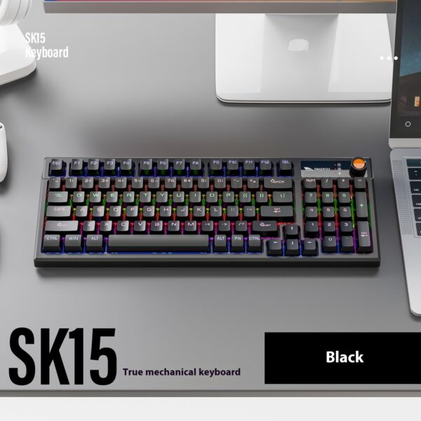 Wired With Knob E-sports Games Notebook Computer Mechanical Keyboard - Image 3