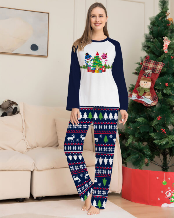 Family Matching Christmas Pajamas Set Xmas Long Sleeve Sleepwear Nightwear For Couples Kids Baby - Image 6