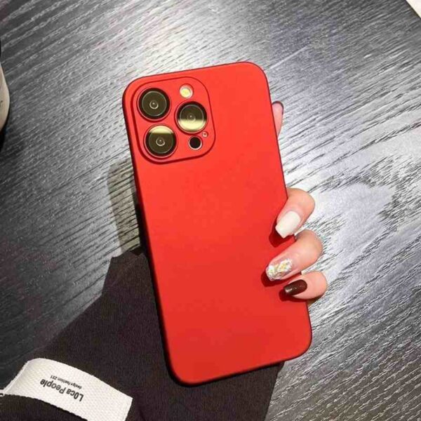 Simple Solid Color Anti Fall Cover Ultra-thin Frosted - Image 7