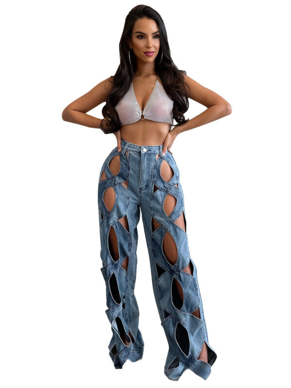 Casual Love Twist Jeans For Women - Image 6