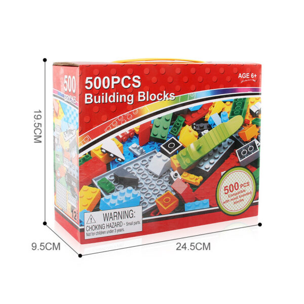 Children's Creative Australia 500PCs Building Blocks ABS Plastic DIY Assembling Building Blocks - Image 3