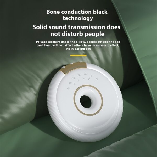 Bone Conduction Bluetooth Speaker Mini White Noise Improve Sleeping - Image 2