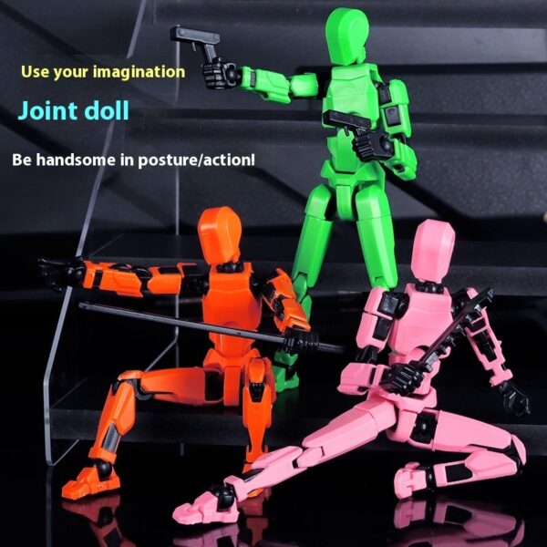 Updated And Hot-sale Multi-Jointed Movable Shapeshift Robot 3D Printed Mannequin Dummy Action Model Doll Toy Kid Gift - Image 9