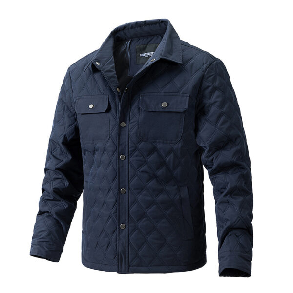 Men's Fashion Jacket Business Jacket Cotton Jacket - Image 4