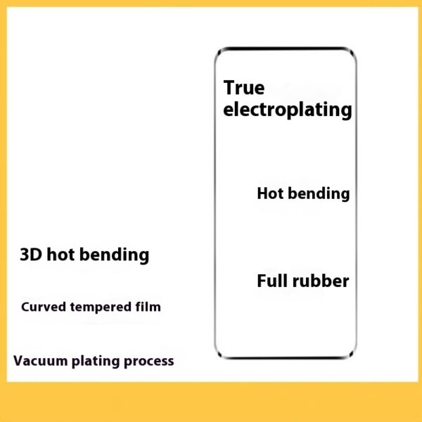 HD Tempered Film V40 Full Glue Hot Bending Electroplating UV Protective Film - Image 5