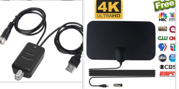 European And American Digital TV Indoor Antenna Ground Wave Mini HDTV Antenna - Image 9