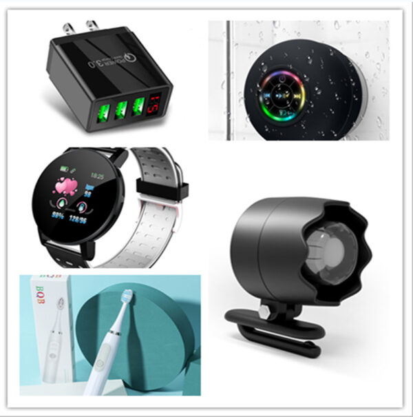 Big Suction Cup Waterproof Bluetooth Speaker LED Light Emitting - Image 4
