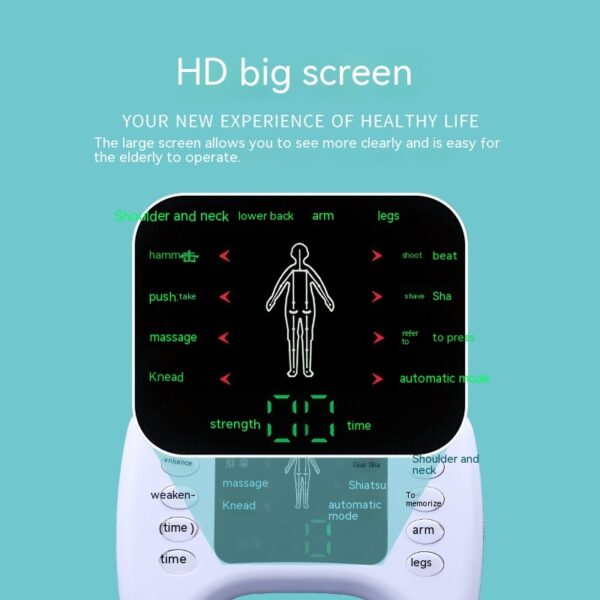 Multifunctional Color Screen Meridian Dual Output Message Physiotherapy Instrument - Image 5