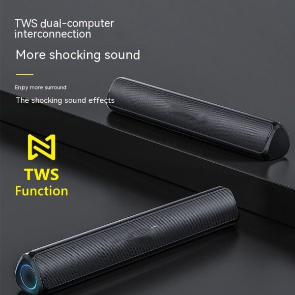 Home TV Speaker Subwoofer Dual Speakers Support Playing Bluetooth Audio - Image 5