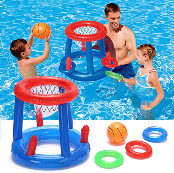 Inflatable Floating Basketball Stand Children's Outdoor Swimming Pool Inflatable Toys - Image 2