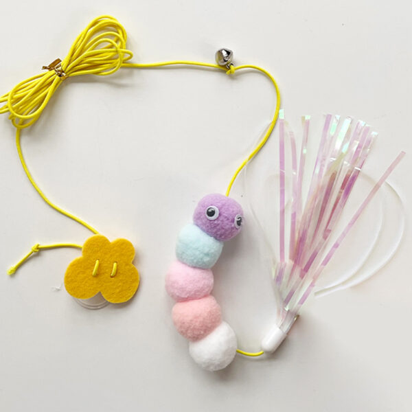 Cat Toys Simulated Cute Toys Funny Self-hey Interactive Toy Rope Grabbing Mouse Telescopic Hanging Cat Pet Supplies - Image 4