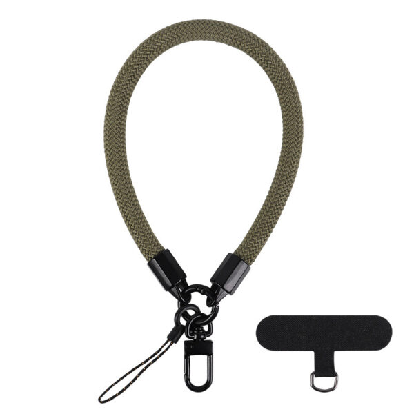 Mobile Phone Short Polyester Rope Anti-theft Wrist Strap Keychain - Image 3