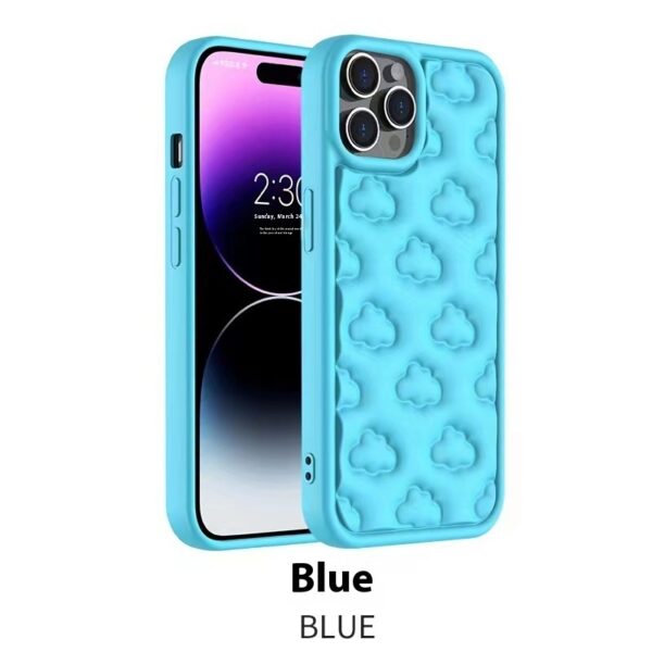 Hand Oil Three-dimensional Cloud Phone Case - Image 3