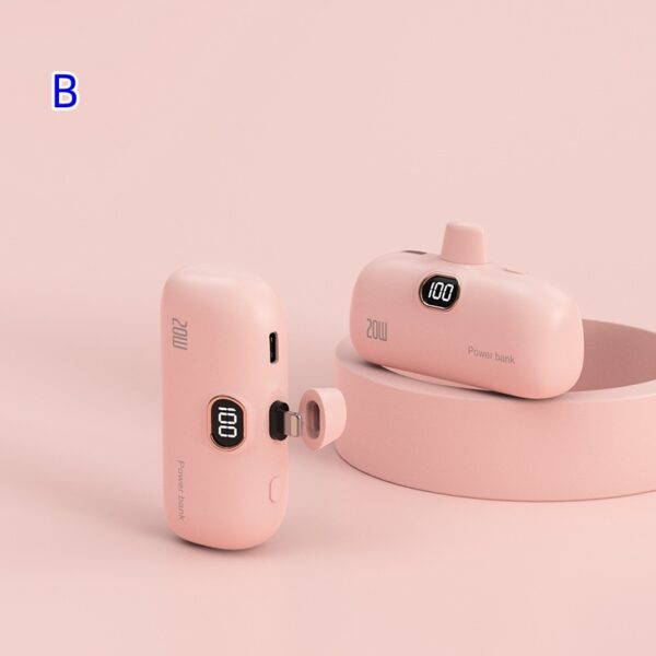 New Pocket Wireless Capsule Power Bank Compact Portable Power Source Power Bank - Image 8