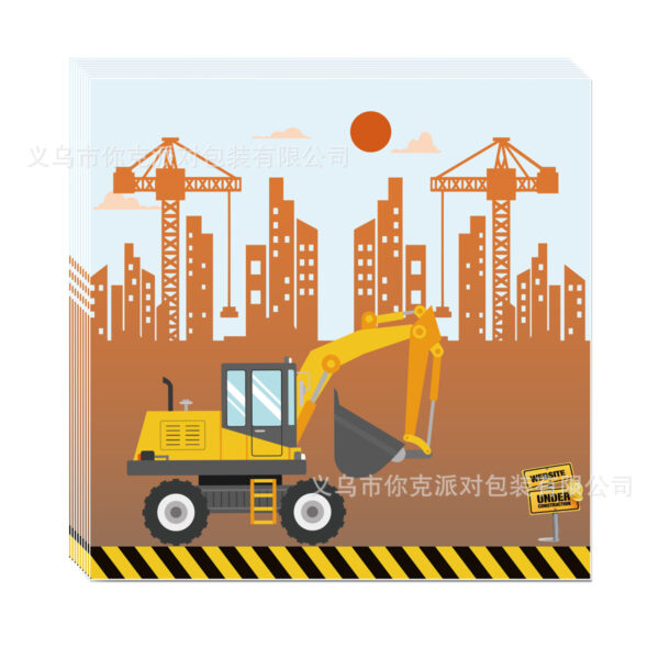 Construction Vehicle Building Birthday Decoration - Image 7