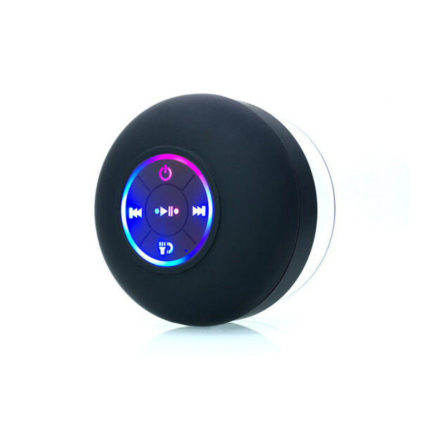 Big Suction Cup Waterproof Bluetooth Speaker LED Light Emitting - Image 9