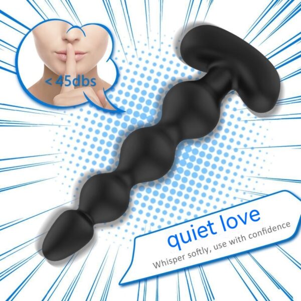Wearing Back Court Vibration Pull Beads Butt Plug Remote Control Out Toys - Image 7
