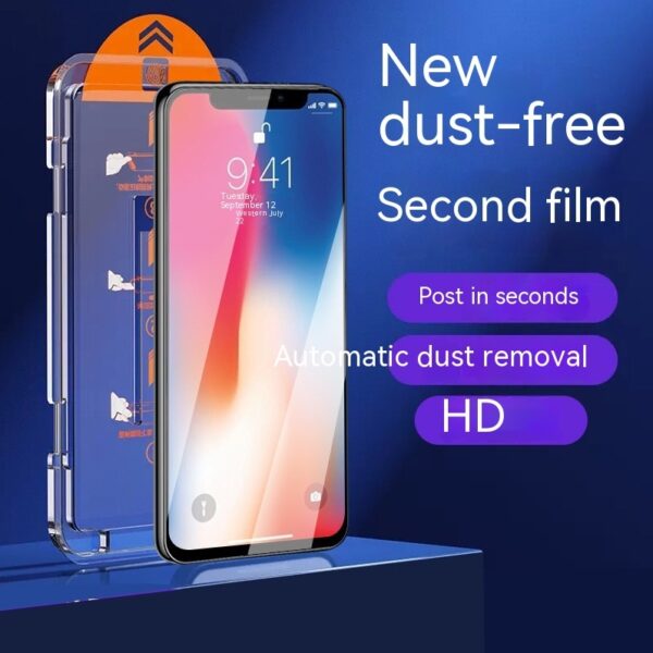 Tempered Film Second Sticker Mobile Phone Film Dust Removal Warehouse Tempered Film Pull - Image 4