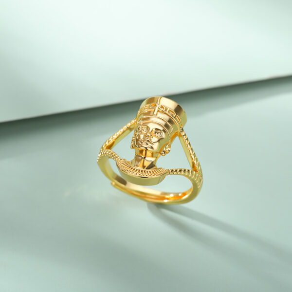 Indian Double Layered Rings Couple Rings - Image 3
