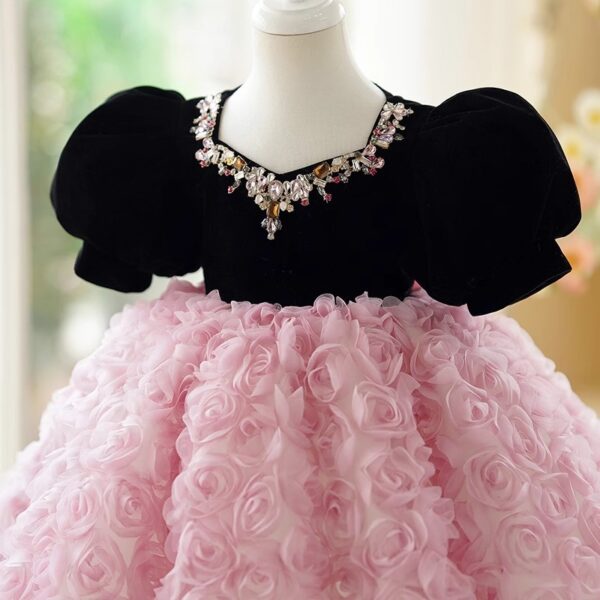Girls French Sweet Umbrella Princess Dress Girls - Image 2