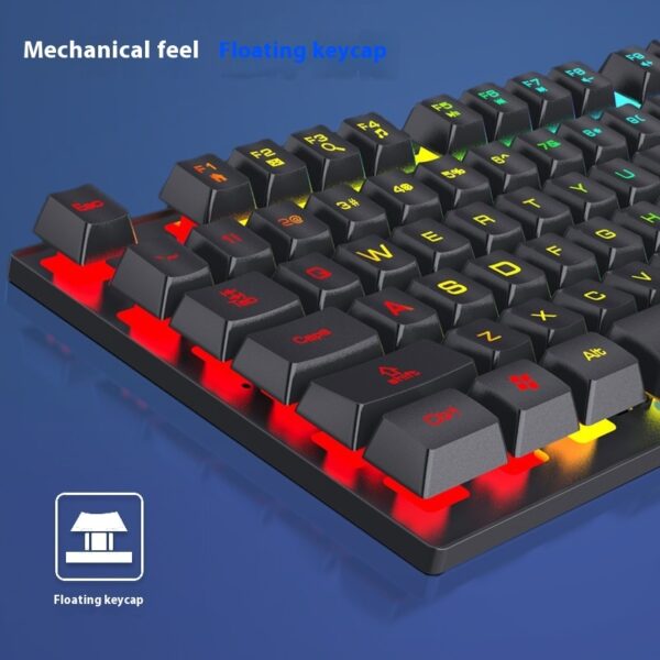 Wired Keyboard Luminous Desktop And Notebook Computer Accessories - Image 8