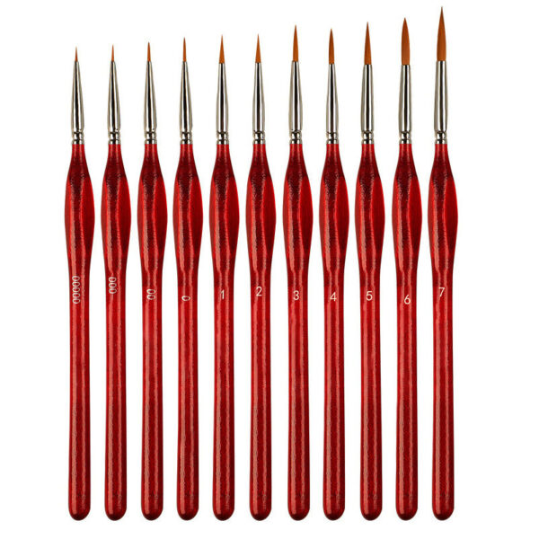 Ultra-fine Three-side Hook Line Pen Watercolor Gouache Fine Pen Outline Pigment Liner Painting Feature Brush Ultra-fine Chinese Painting Hand-painted - Image 6