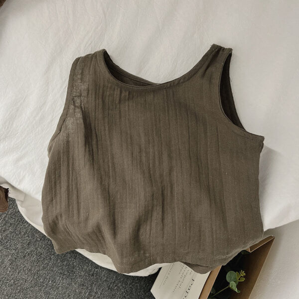 Tank Top Sleeveless T-shirt Casual Outdoor Children's Clothing - Image 3