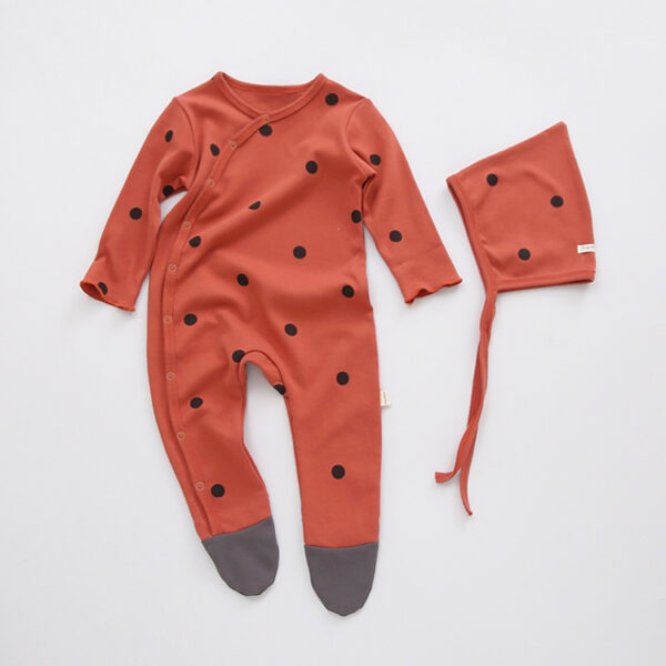 Spring And Autumn New Baby Cotton Footwear Pajamas - Image 3