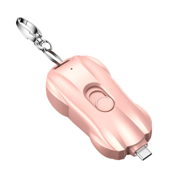 New Portable Mini Keychain Emergency Power Bank Wireless Portable Power Bank - Image 3